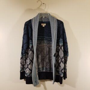 Forever 21 Multicolor Geometric Cardigan